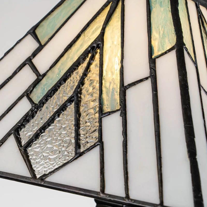 Elstead Lighting Tiffany LED Tafellamp Alderley | 1X E14 Max 40W | Dimbaar | Vintage Bronze
