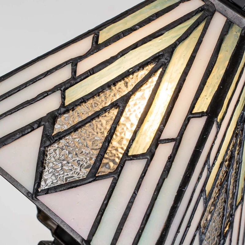 Elstead Lighting Tiffany LED Tafellamp Alderley | 1X E14 Max 40W | Dimbaar | Vintage Bronze