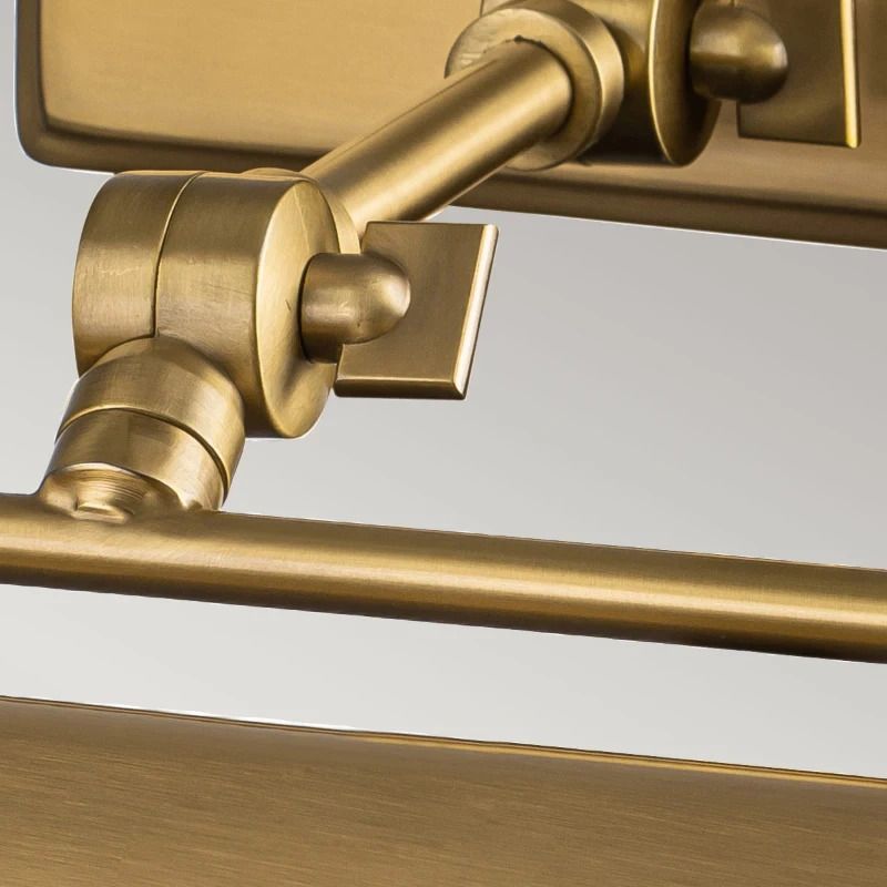 Elstead Lighting LED Schilderijverlichting Winchfield | 2X E14 Max 40W | Dimbaar | Aged Brass