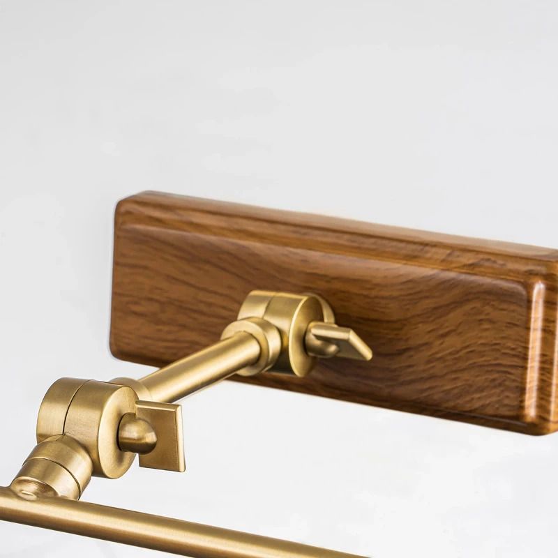 Elstead Lighting LED Schilderijverlichting Winchfield | 2X E14 Max 40W | Dimbaar | Aged Brass & Oak Effect