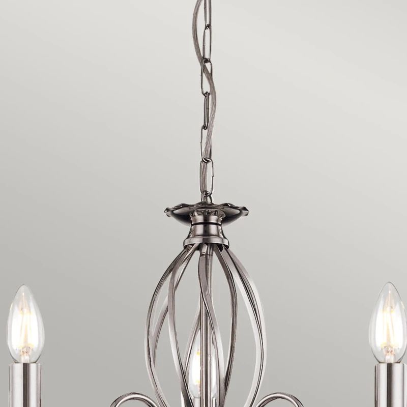Elstead Lighting LED Kroonluchter | 3X E14 Max 60W | Dimbaar | Polished Nickel