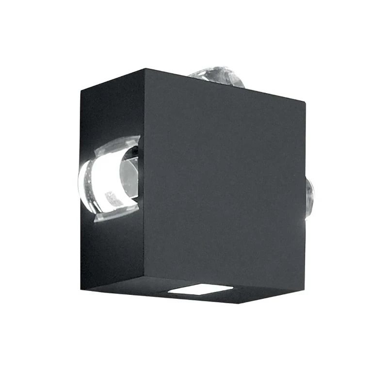 Elstead Lighting LED Wand Buitenlamp Agner | 10W 3000K 220Lm 30 | Graphite