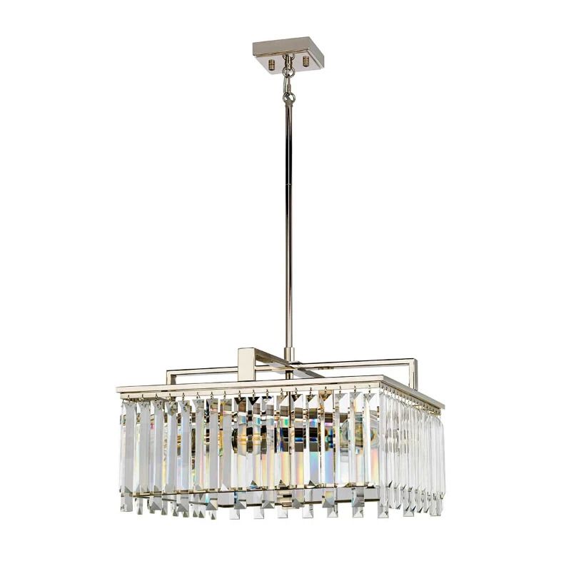 Elstead Lighting LED Kroonluchter | 4X E27 Max 60W | Dimbaar | Polished Nickel