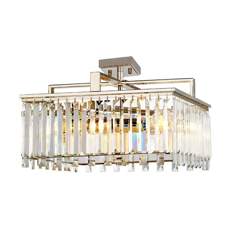 Elstead Lighting LED Kroonluchter | 4X E27 Max 60W | Dimbaar | Polished Nickel