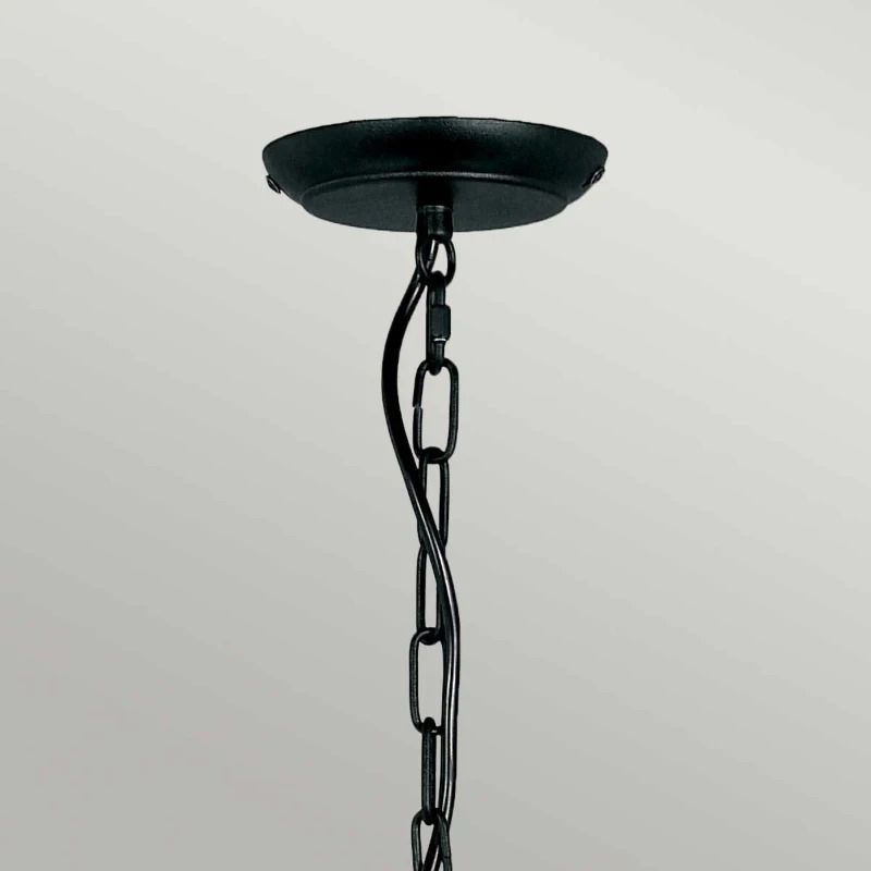 Elstead Lighting LED Kroonluchter | 5X E14 Max 60W | Dimbaar | Black