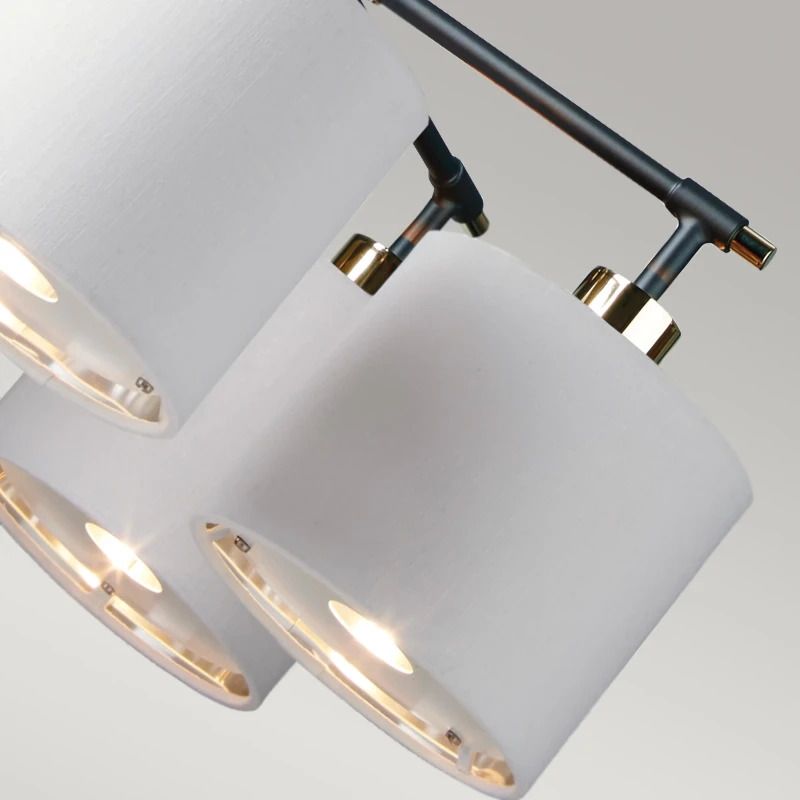 Elstead Lighting LED Kroonluchter | 5X E27 Max 40W | Dimbaar | Black/ Polished Nickel