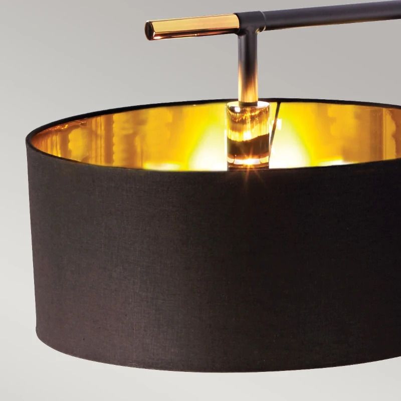 Elstead Lighting Staande LED Lamp Balance | 1X E27 Max 60W | Black/ Polished Brass