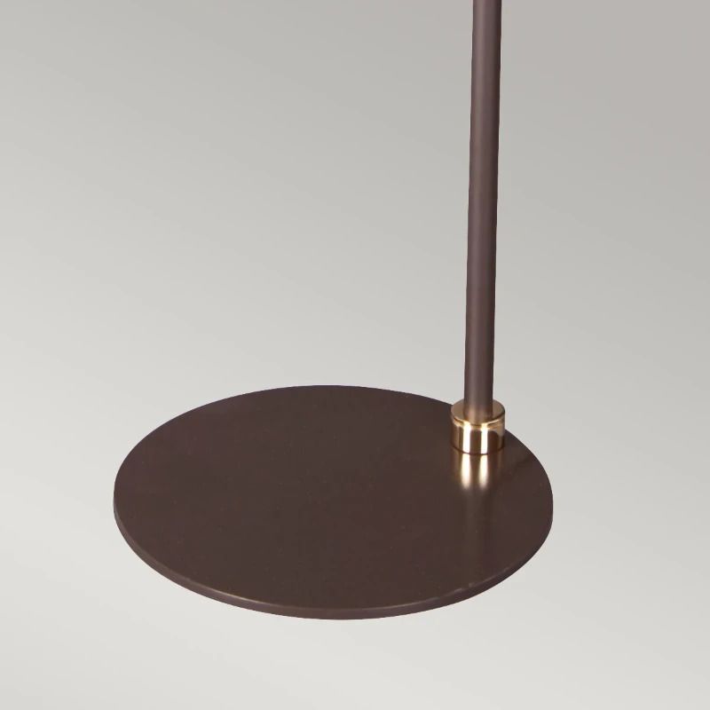 Elstead Lighting Staande LED Lamp Balance | 1X E27 Max 60W | Brown/Polished Brass