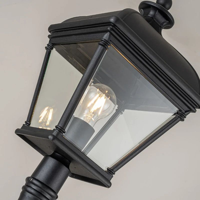 Elstead Lighting LED Tuin Pilaar Bayview | 1X E27 Max 60W | IP44 (Outdoor) | Black