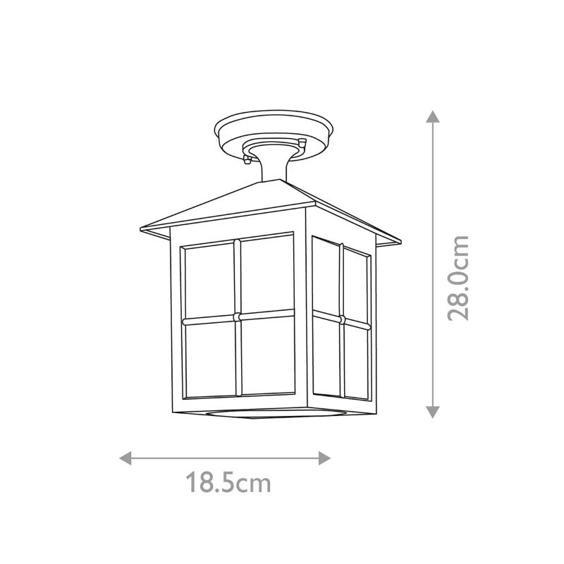 Elstead Lighting LED Buitenlamp Winchester | 1X E27 Max 60W | Dimbaar | Black