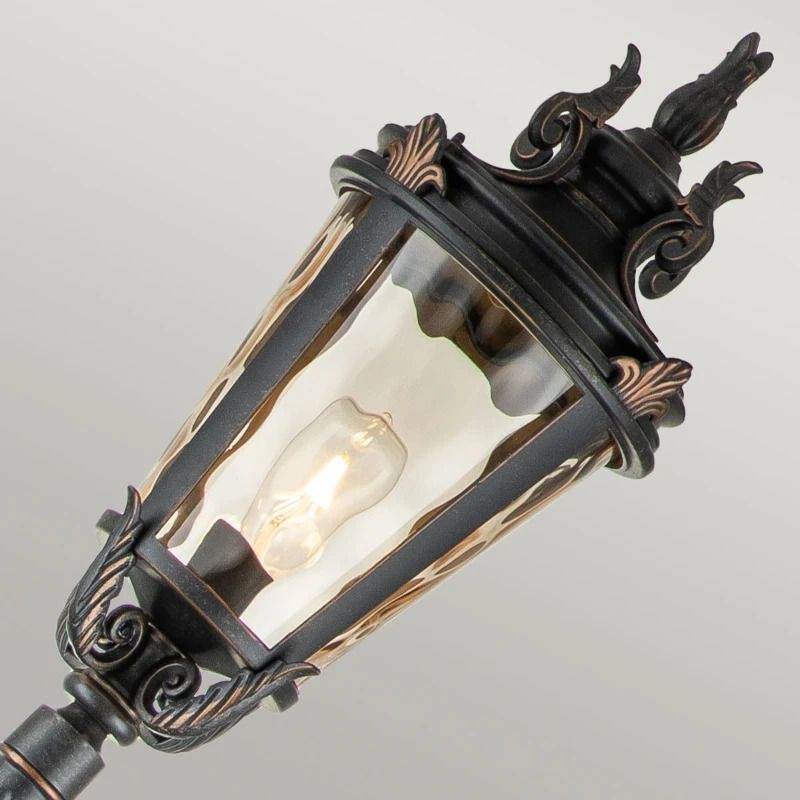 Elstead Lighting LED Tuin Pilaar Baltimore | 1X E27 Max 60W | IP44 (Outdoor) | Weathered Bronze