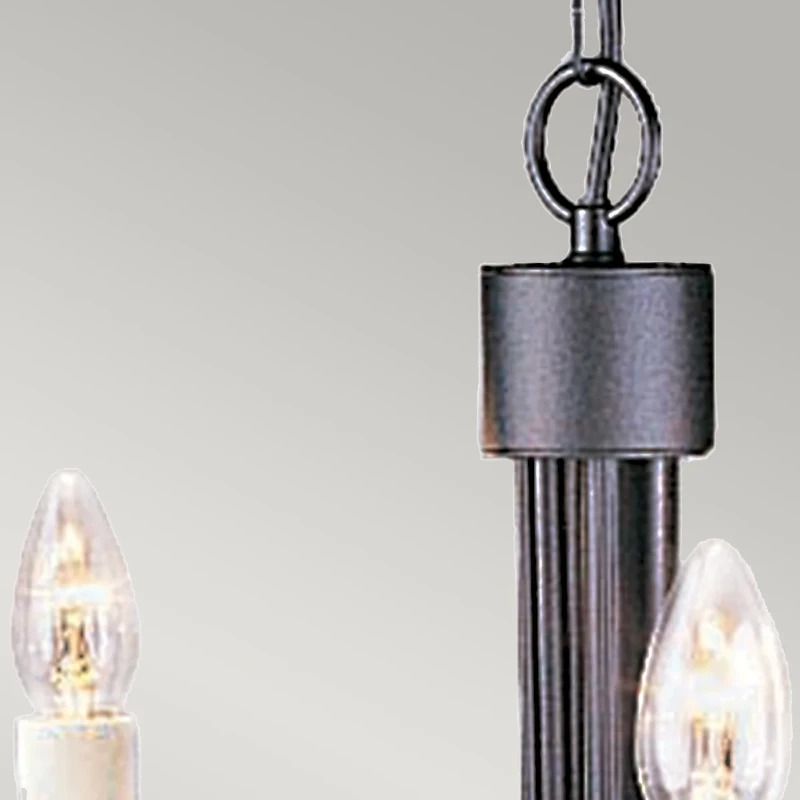 Elstead Lighting LED Kroonluchter | 5X E14 Max 60W | Dimbaar | Black
