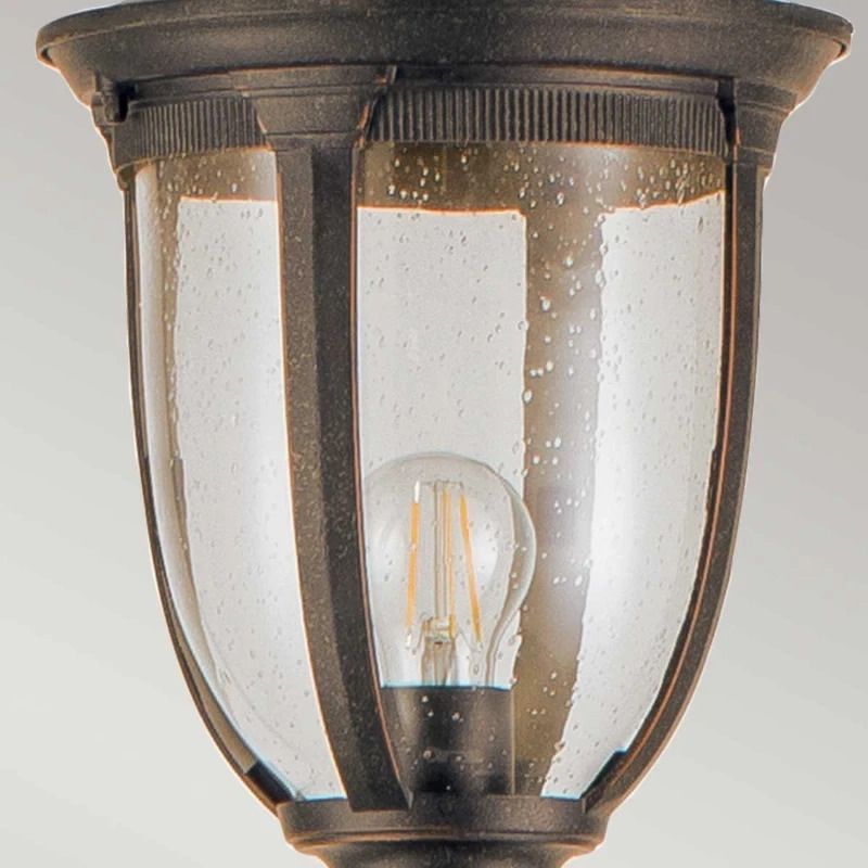Elstead Lighting LED Tuin Pilaar Cleveland | 1X E27 Max 60W | IP44 (Outdoor) | Weathered Bronze
