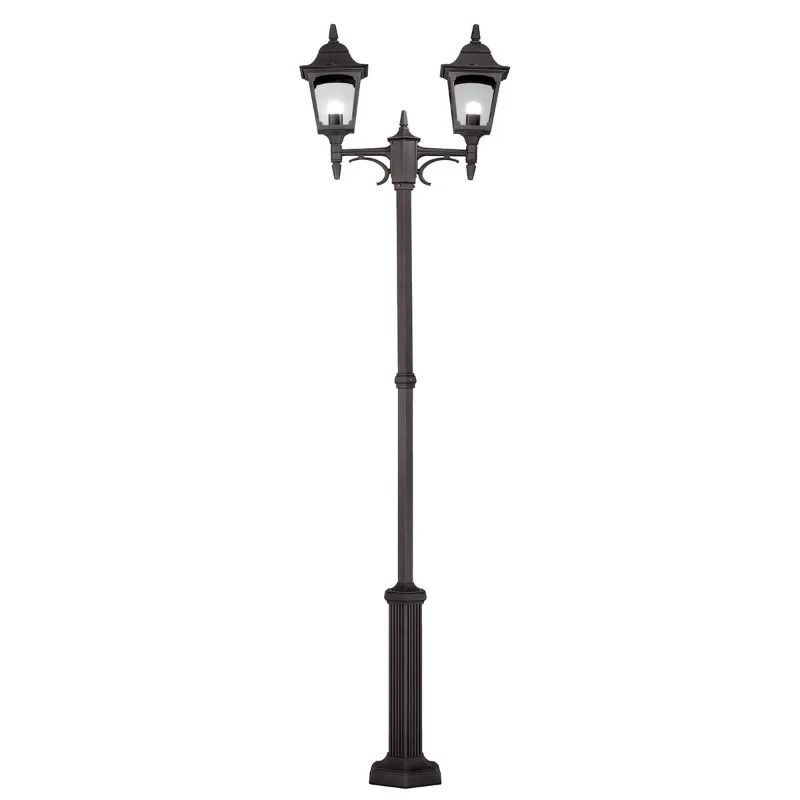 Elstead Lighting LED Tuin Pilaar Chapel | 2X E27 Max 60W | IP44 (Outdoor) | Black