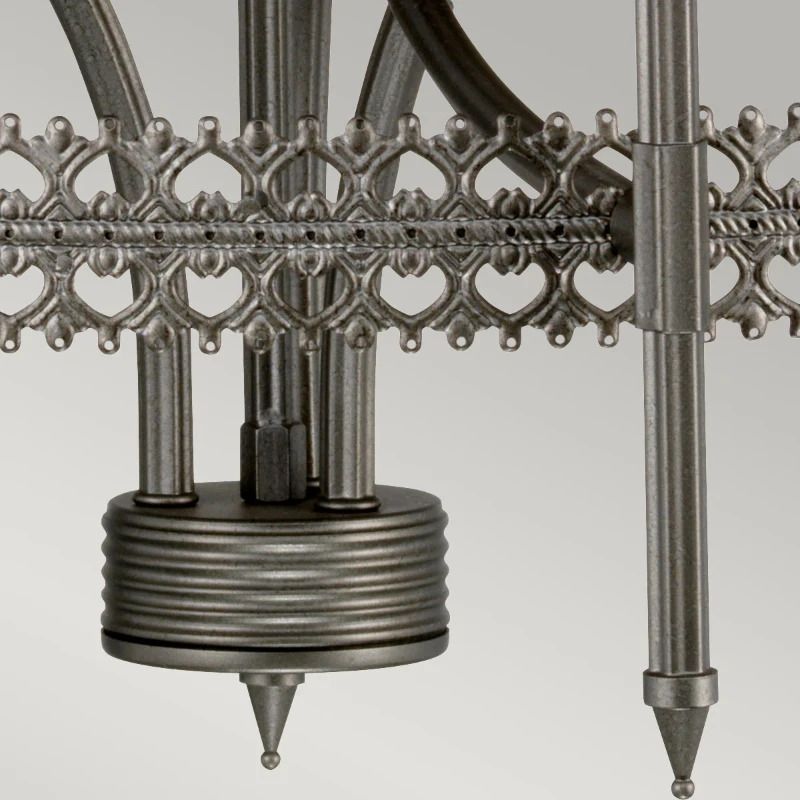 Elstead Lighting LED Kroonluchter | 9X E14 Max 60W | Dimbaar | Iron Gate
