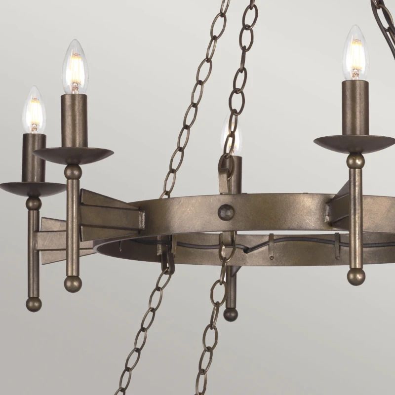 Elstead Lighting LED Kroonluchter | 18X E14 Max 60W | Dimbaar | Old Bronze