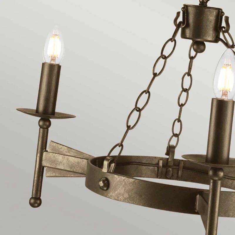 Elstead Lighting LED Kroonluchter | 3X E14 Max 60W | Dimbaar | Old Bronze