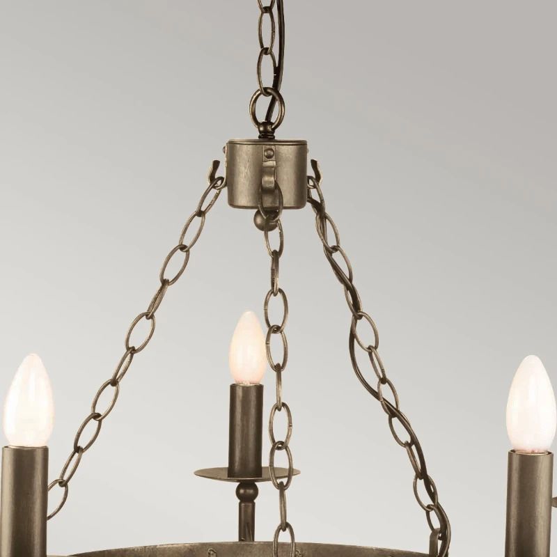 Elstead Lighting LED Kroonluchter | 5X E14 Max 60W | Dimbaar | Old Bronze