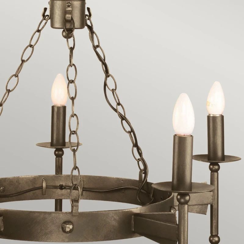 Elstead Lighting LED Kroonluchter | 5X E14 Max 60W | Dimbaar | Old Bronze