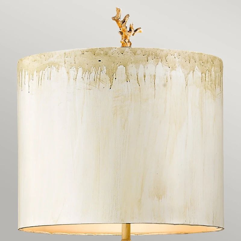 Flambeau Staande LED Lamp Trellis | 1X E27 Max 60W | Putty Patina & Silver Leaf