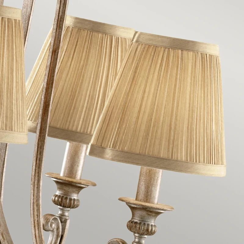 Feiss LED Kroonluchter | 5X E14 Max 40W | Dimbaar | Silver Sand
