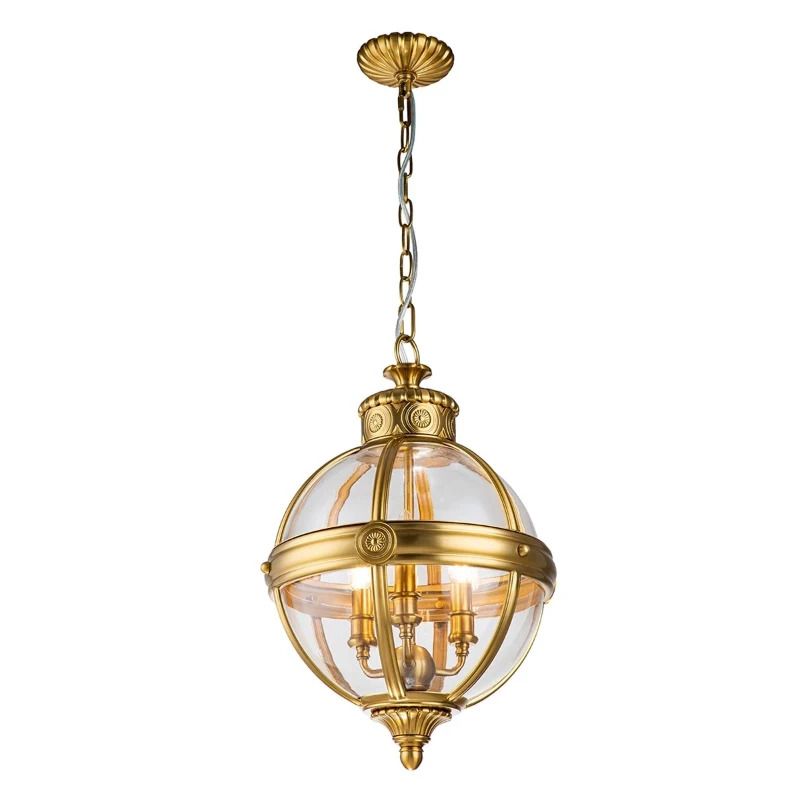Feiss LED Kroonluchter | 3X E14 Max 60W | Dimbaar | Burnished Brass