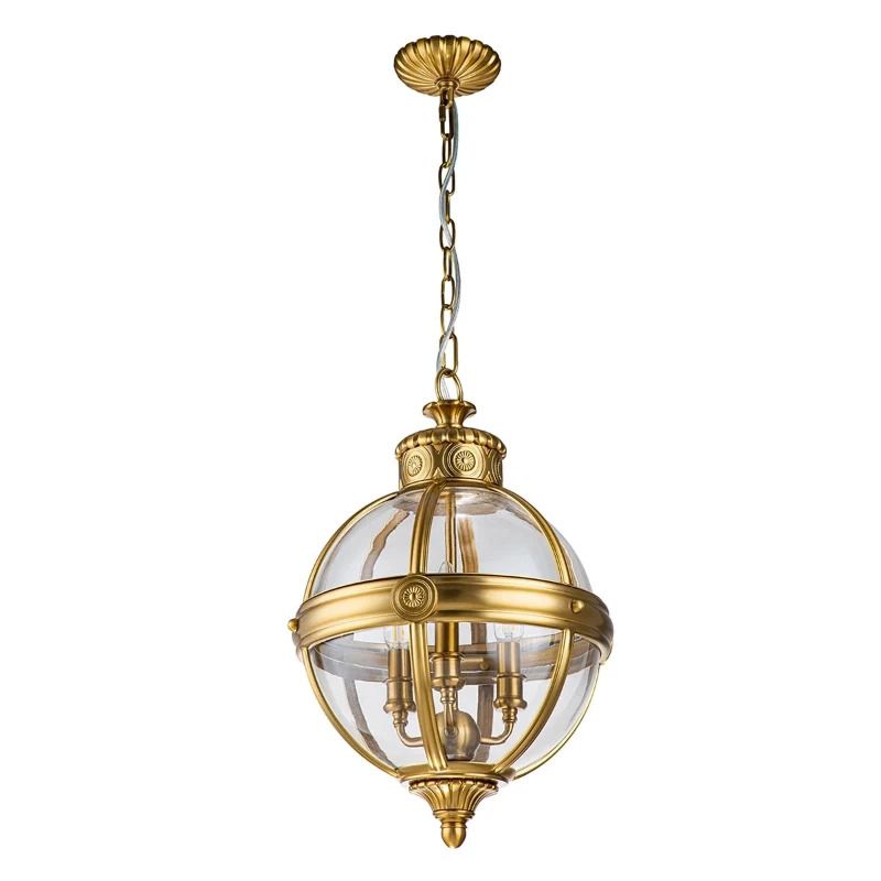 Feiss LED Kroonluchter | 3X E14 Max 60W | Dimbaar | Burnished Brass