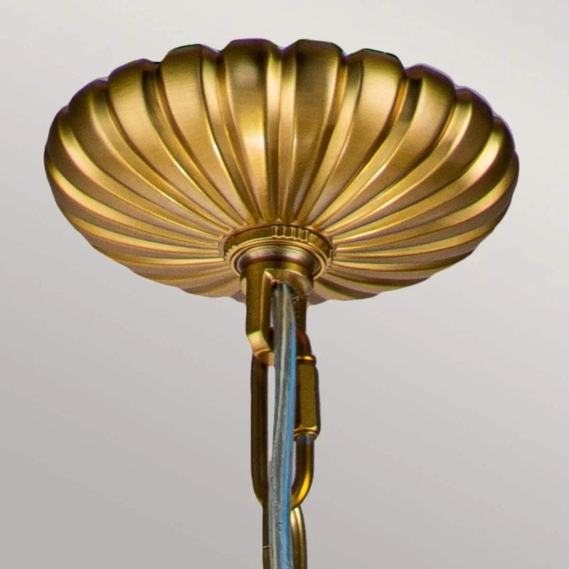 Feiss LED Kroonluchter | 4X E14 Max 60W | Dimbaar | Burnished Brass