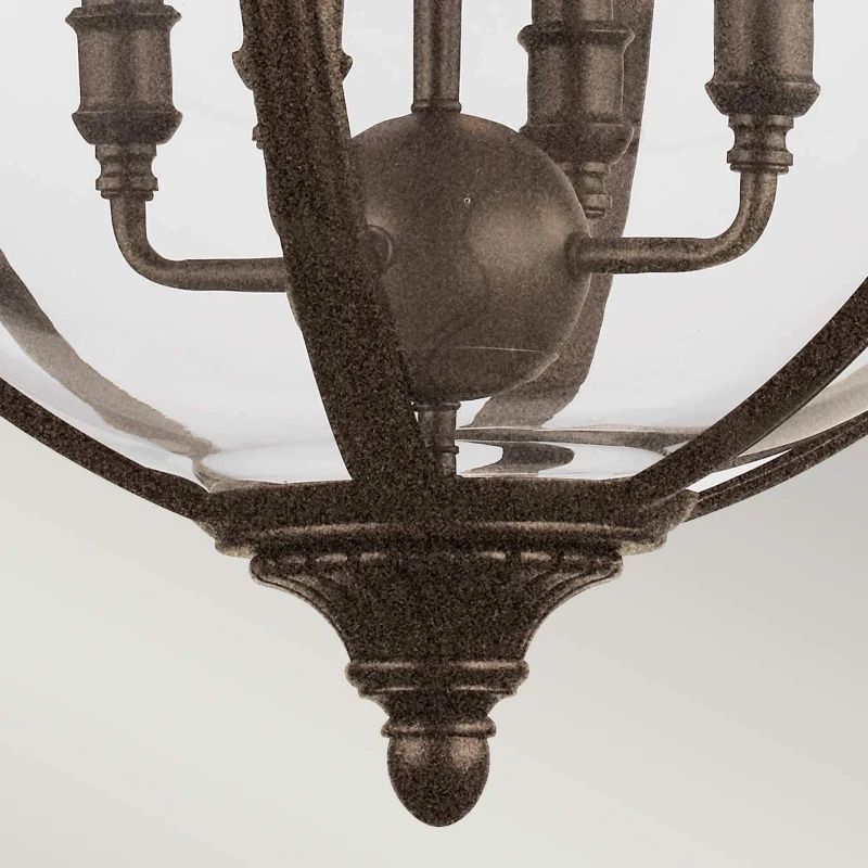 Feiss LED Kroonluchter | 4X E14 Max 60W | Dimbaar | British Bronze