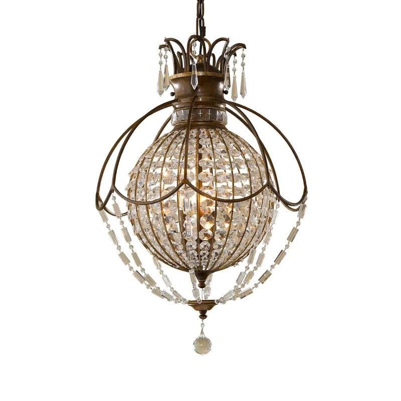 Feiss LED Kroonluchter | 3X E14 Max 60W | Dimbaar | Oxidized Bronze/British Bronze