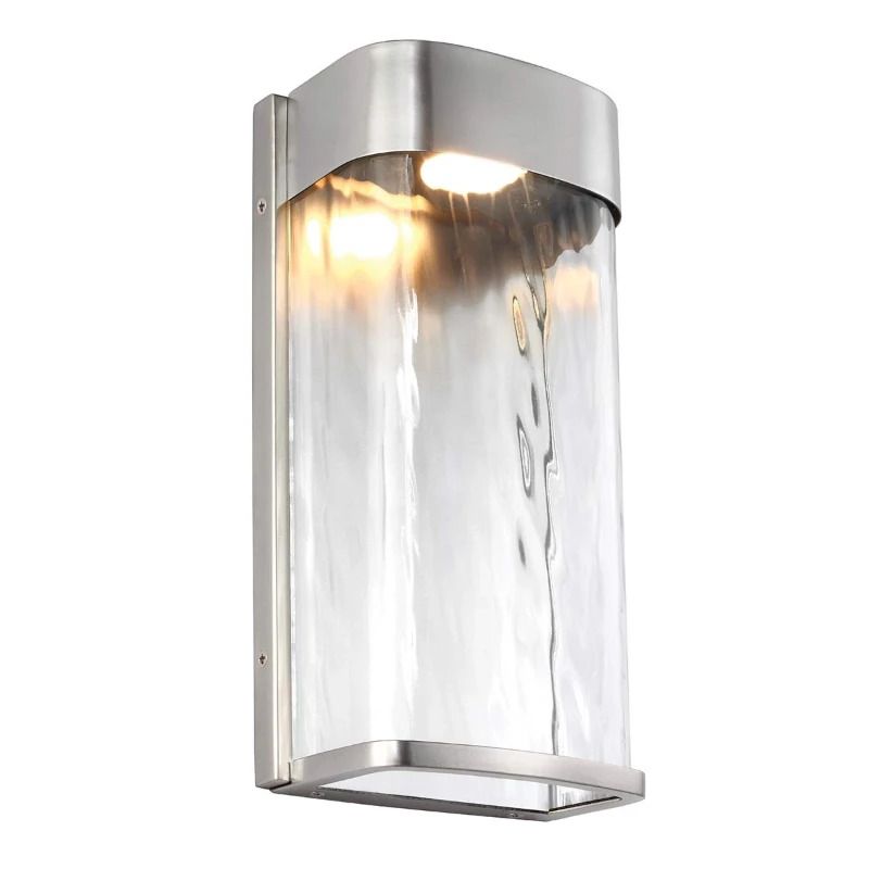 Feiss LED Wand Buitenlamp Bennie | 14W 2700K 1000Lm 27 | IP44 | Painted Brushed Steel