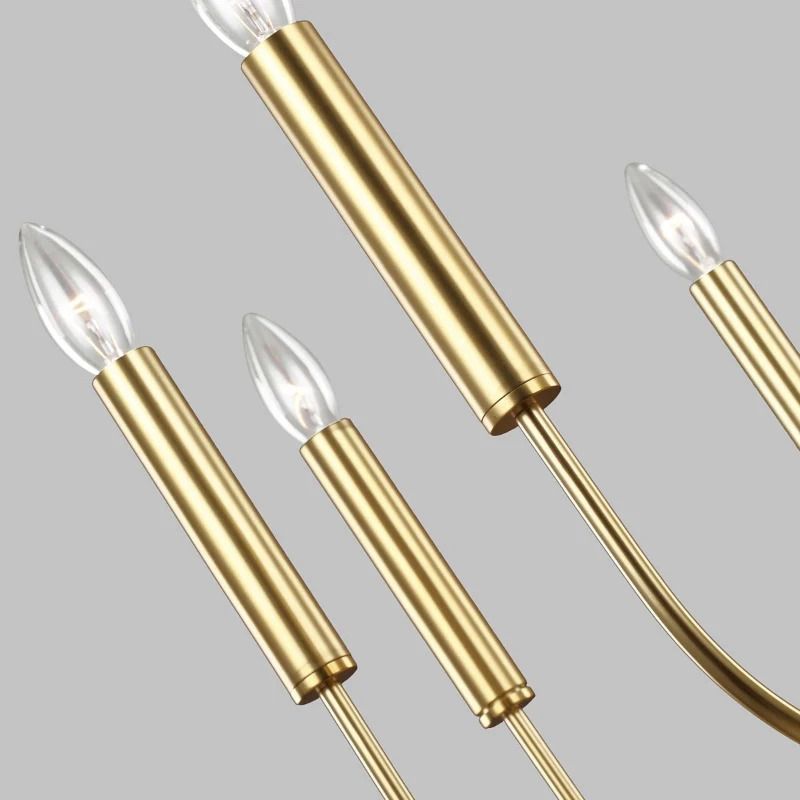 Feiss LED Kroonluchter | 9X E14 Max 60W | Dimbaar | Burnished Brass