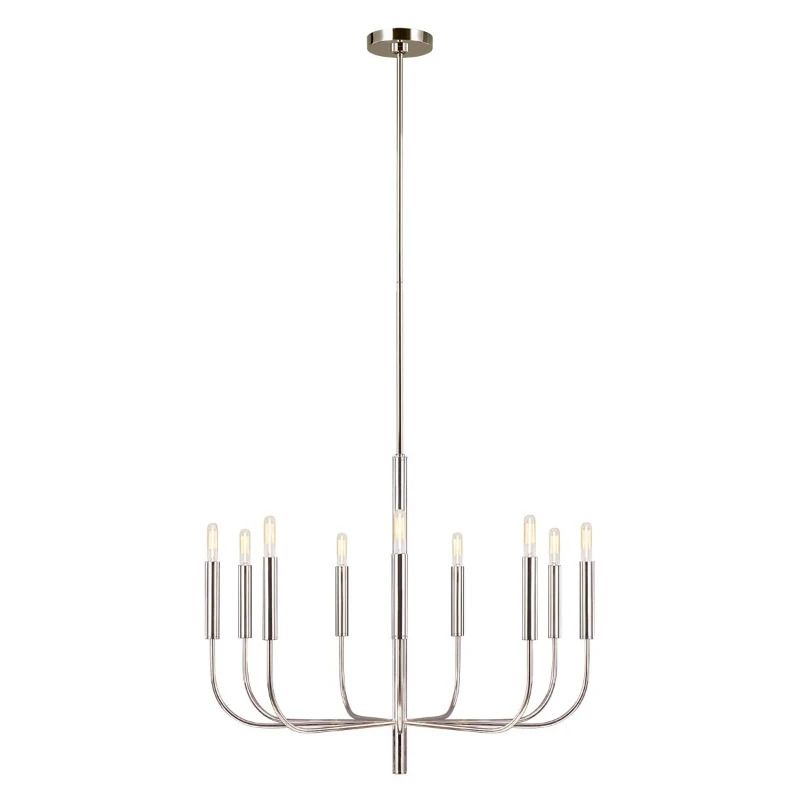 Feiss LED Kroonluchter | 9X E14 Max 60W | Dimbaar | Polished Nickel