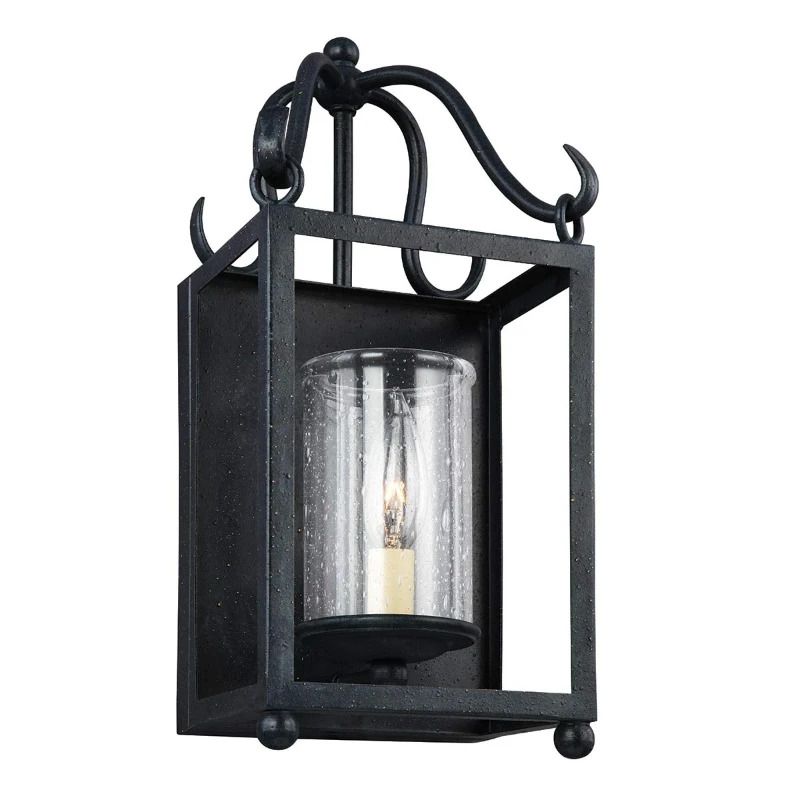 Feiss LED Wandlamp Declaration | 1X E14 Max 60W | Dimbaar | Antique Forged Iron