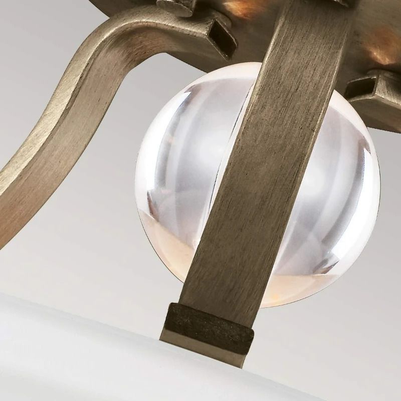 Feiss LED Plafondlamp Evington | 2X E27 Max 60W | Dimbaar | Sunset Gold