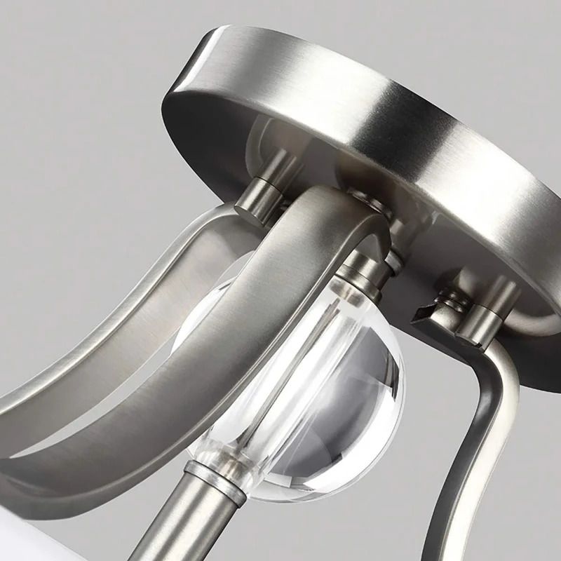 Feiss LED Plafondlamp Evington | 2X E27 Max 60W | Dimbaar | Satin Nickel
