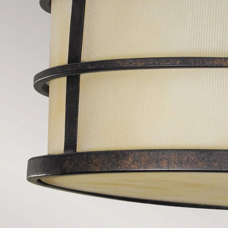 Feiss LED Plafondlamp Fusion | 3X E27 Max 60W | Dimbaar | Grecian Bronze