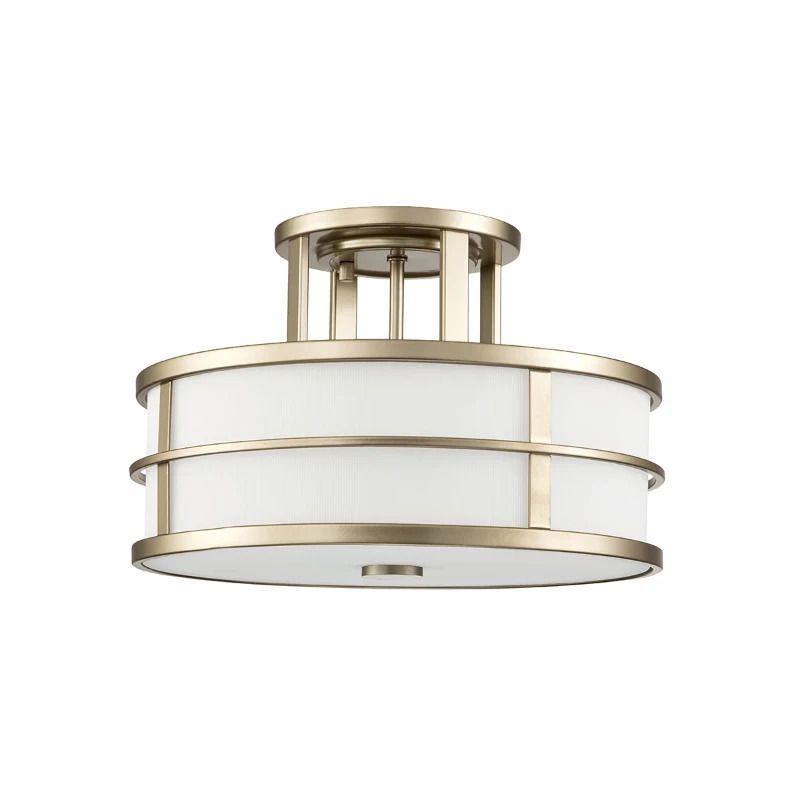 Feiss LED Plafondlamp Fusion | 3X E27 Max 40W | Dimbaar | Painted Natural Brass