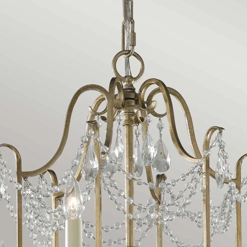 Feiss LED Kroonluchter | 6X E14 Max 60W | Dimbaar | Gilded Silver