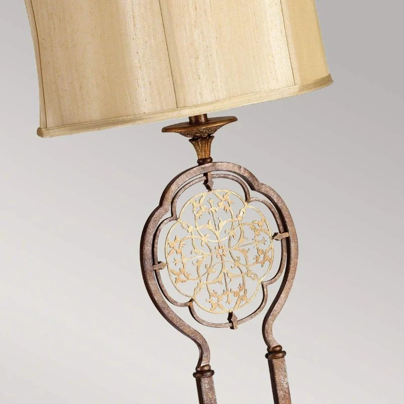 Feiss Staande LED Lamp Marcella | 1X E27 Max 60W | British Bronze/Oxidized Bronze