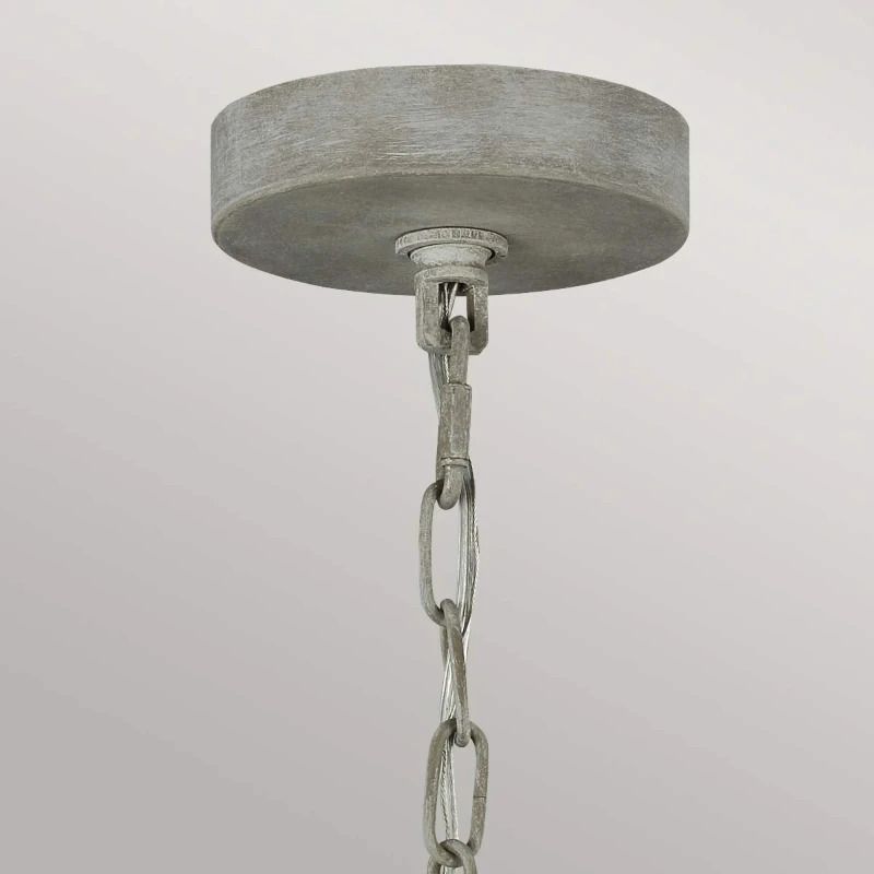 Feiss LED Kroonluchter | 6X E14 Max 60W | Dimbaar | Washed Grey