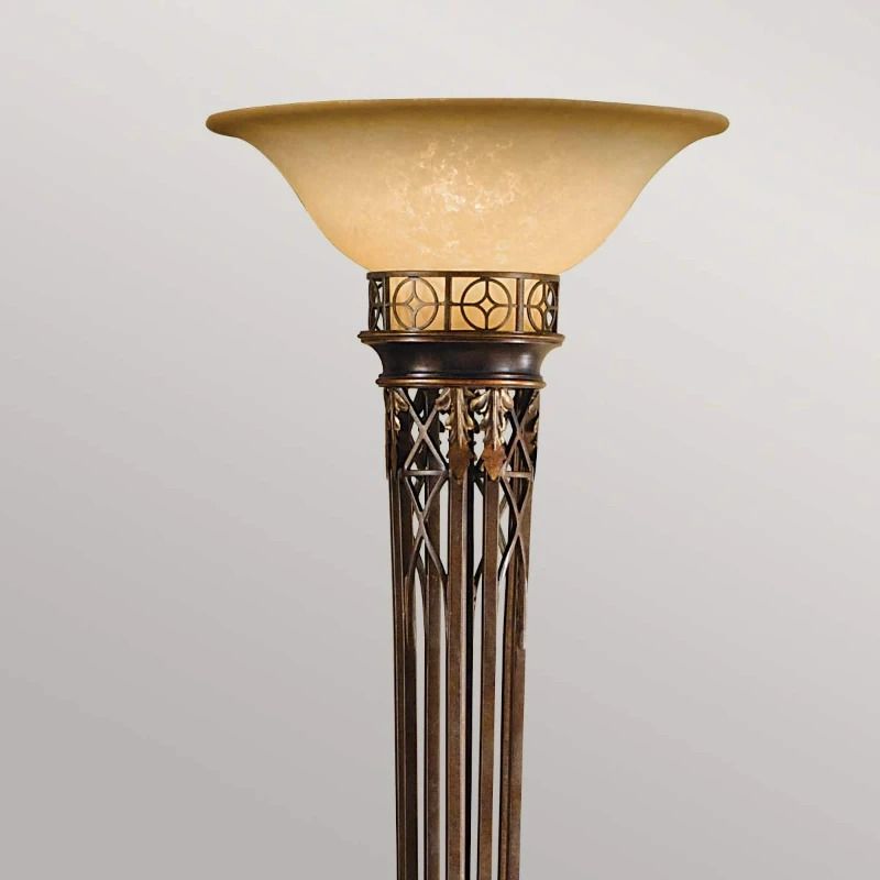 Feiss Staande LED Lamp Opera | 1X E27 Max 60W | Firenze Gold