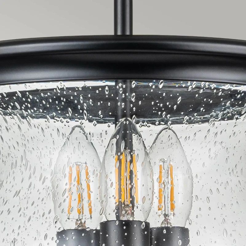 Feiss LED Plafondlamp Pickering Lane | 3X E14 Max 40W | Dimbaar | Black