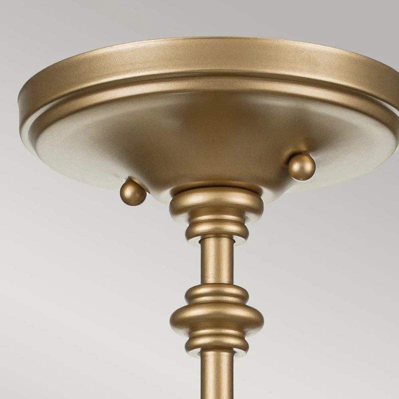 Feiss LED Plafondlamp Pickering Lane | 3X E14 Max 40W | Dimbaar | Painted Natural Brass