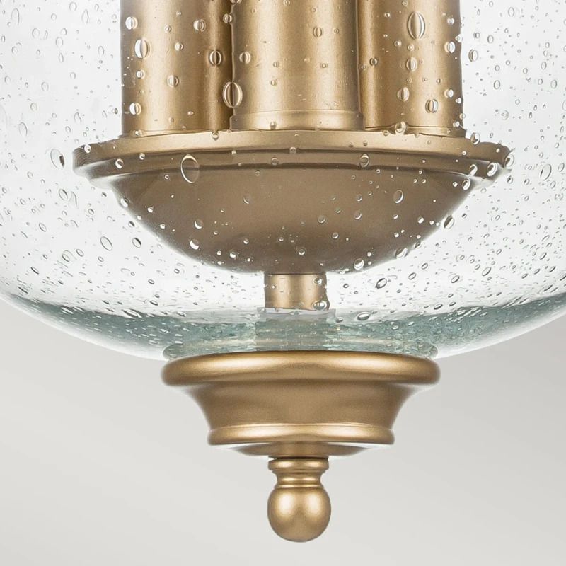 Feiss LED Plafondlamp Pickering Lane | 3X E14 Max 40W | Dimbaar | Painted Natural Brass