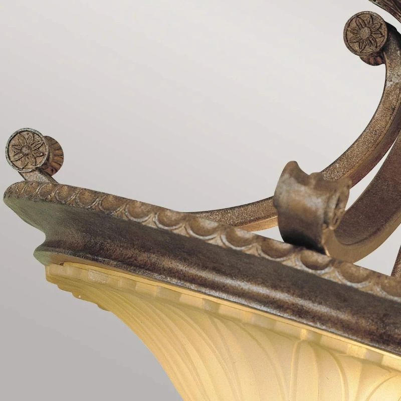 Feiss LED Plafondlamp Stirling Castle | 2X E27 Max 60W | Dimbaar | British Bronze