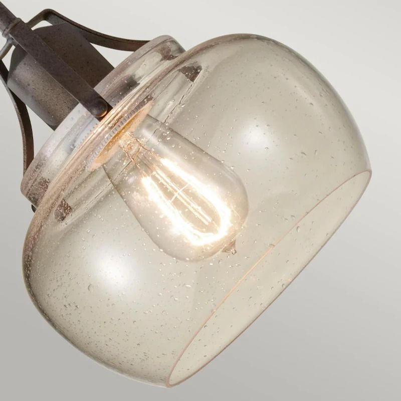 Feiss LED Hanglamp Urban Renewal | 1X E27 Max 60W | Dimbaar | Rustic Iron