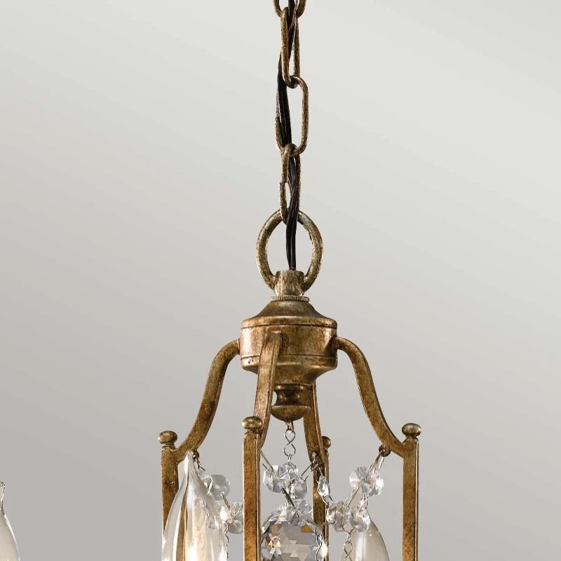 Feiss LED Kroonluchter | 4X E14 Max 60W | Dimbaar | Oxidized Bronze