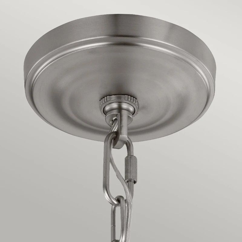 Feiss LED Kroonluchter | 3X E27 Max 60W | Dimbaar | Satin Nickel