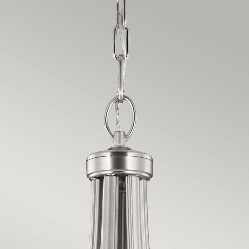 Feiss LED Kroonluchter | 9X E27 Max 60W | Dimbaar | Satin Nickel